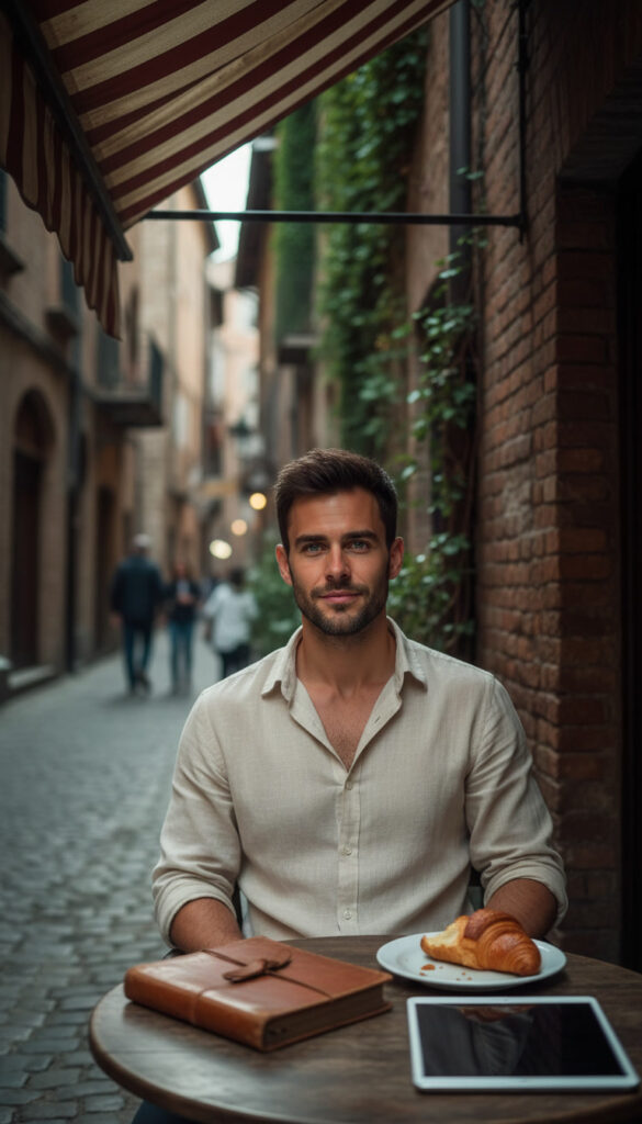 How to Start a Travel Blog in 2026: The Complete Hostinger Guide gemini 2.5 flash image john character male content creator early 30s athletic build short dark brown ha 0 (3)